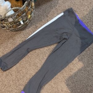 Lululemon Athletica Black and Purple Leggings